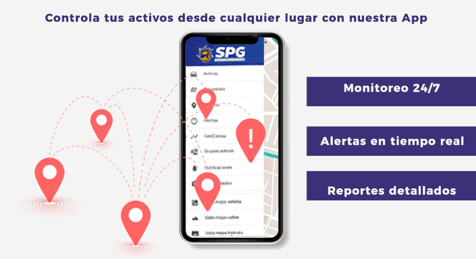 rastreo satelital app spg tracking
